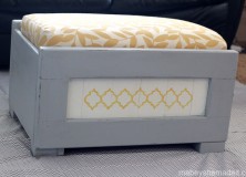 Hand-painted Ottoman Makeover
