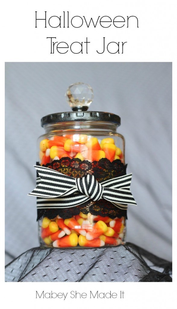 (30 crafty days of halloween) halloween treat jar - See Vanessa Craft