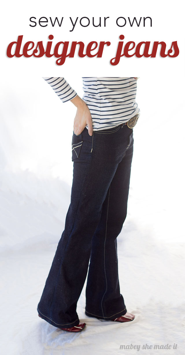Sewing Jeans: Birkin Flares Pattern Review | Mabey She Made It
